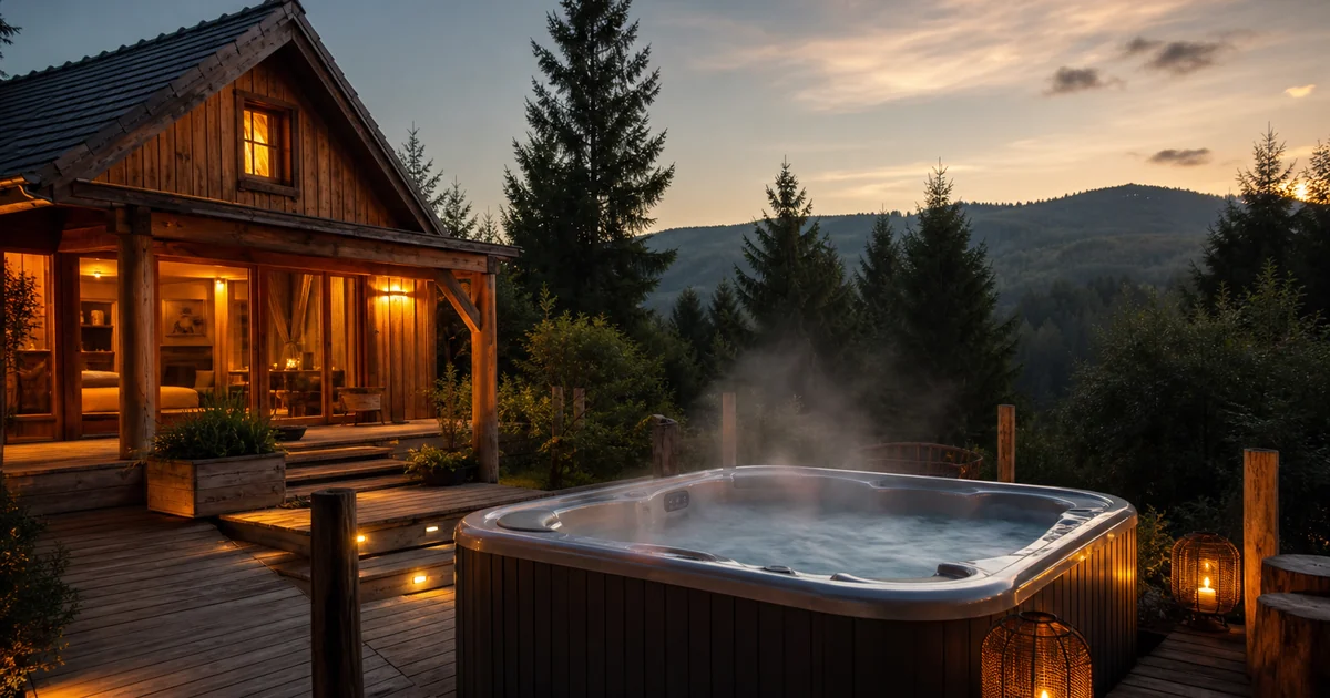 Illustration du guide Top 5 des gîtes insolites avec spa ou jacuzzi dans le Grand Est