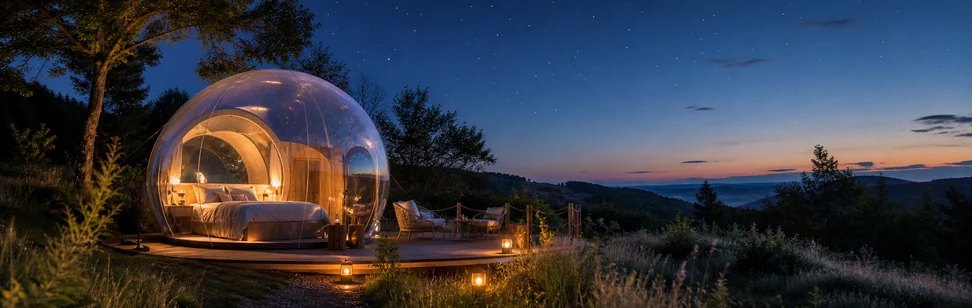 Où dormir dans une bulle en France ?