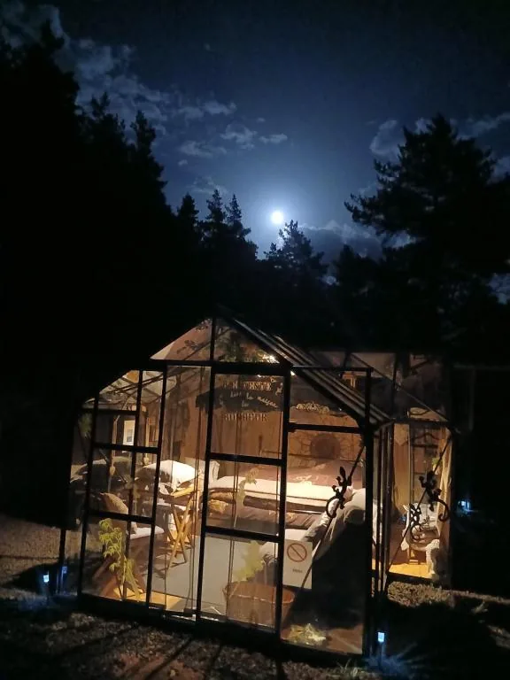 L'Ô Rê des Bois - Clair de Lune, gîte insolite avec bain chaud en Auvergne-Rhône-Alpes