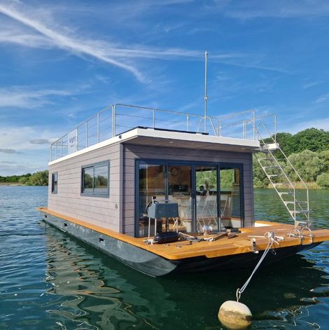 Bateau Panoramique sans permis Lac du Der en Haute-Marne avec terrasse
