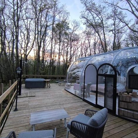 Bulle de Morphée & Spa dans le Lot avec terrasse