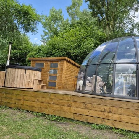 Bulle insolite dans l’Aisne avec spa privatif