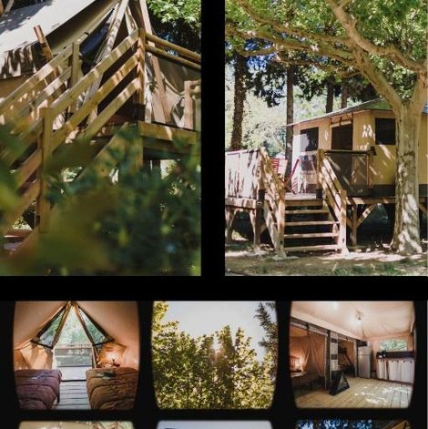 Tente Camping Porte des Alpilles by M.A DESTINATION GLAMPING dans les Bouches-du-Rhône avec terrasse