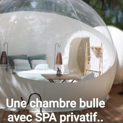 Bulle Grandiose, avec Spa, la tête dans le Var avec terrasse