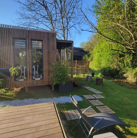 Tiny house La Casa du Vau - Tiny House en Côte-d’Or avec terrasse