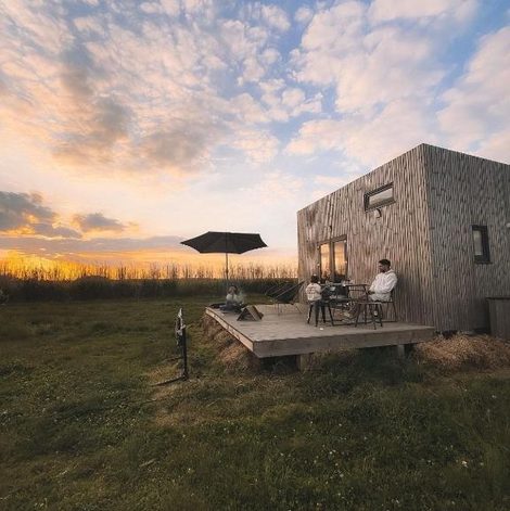 Tiny house La Tiny House de l’Ouchette dans l’Oise avec terrasse