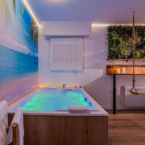 Loveroom Le Chazélia en Gironde avec terrasse