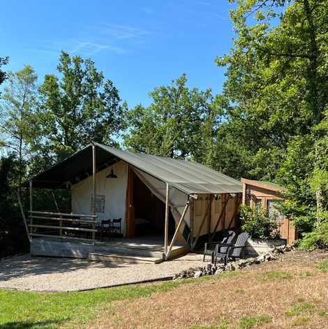 Tente Le lodge de La Boissière dans le Tarn avec spa privatif