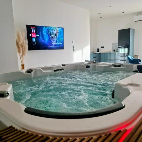 Loveroom NEW SPA Au cœur des bulles Prestige & dans le Bas-Rhin avec terrasse