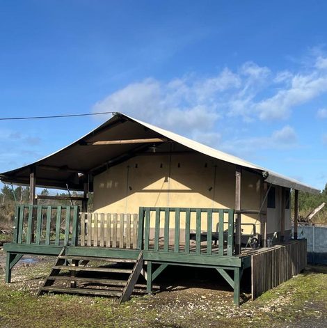 Tente KENYA en Gironde avec terrasse