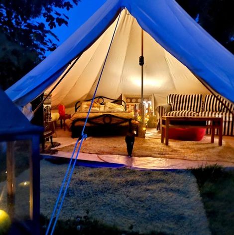 Tente mongole 4 saisons cosy et spacieux dans l’Oise avec terrasse