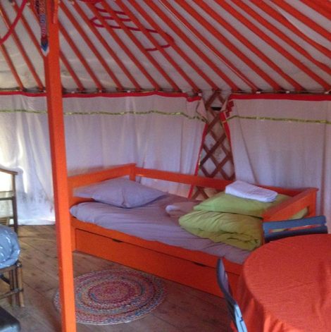 Yourte Mongole en Saône-et-Loire avec piscine